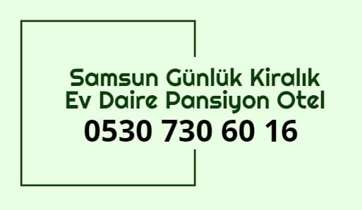 Samsun Günlük Kiralık Ev Daire Yazlık Apart Pansiyon Otel Misafirhane Logo